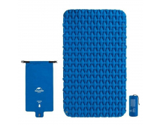 Коврик надувной (Naturehike) FC-11 двойной с насосом-подушкой (Синий) NH19Z055-P