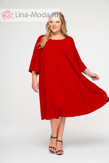 Платье "ЛаТэ" 1620404 (Красный)